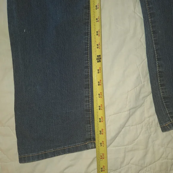 Y2K C. Pink Medium Wash Denim Jeans Size 11 Contrast Stitch - Picture 15 of 16